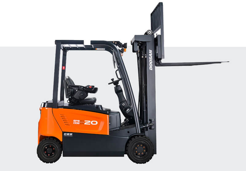Forklift operator safely handling a commercial load in Croydon
